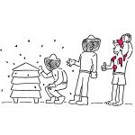 Beekeeping Cartoon