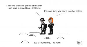 Mulder and Scully Cartoon