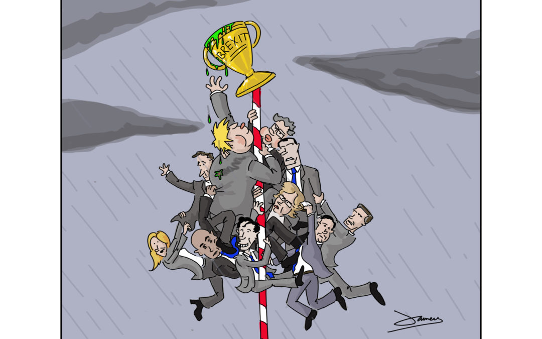 Tory Leadership Contest Cartoon