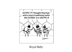 Royal Baby Bee Cartoon