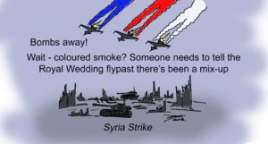 Syria strike cartoon