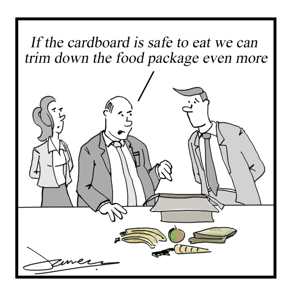 Free school meals cartoon