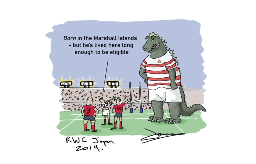 Rugby World Cup Cartoon