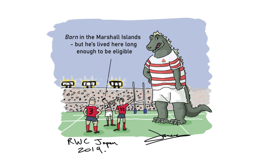 Rugby World Cup Cartoon