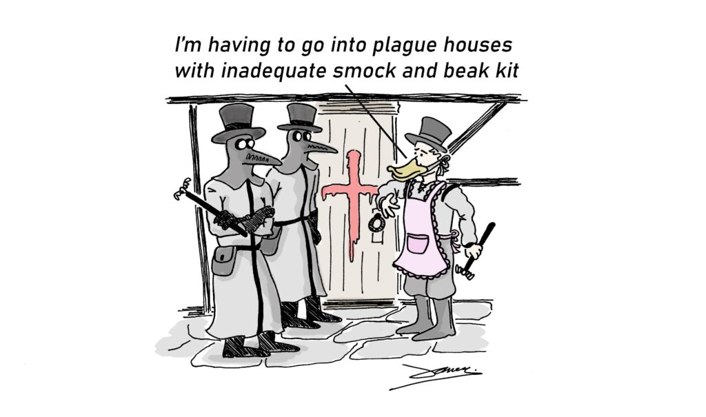plague equipment 1665
