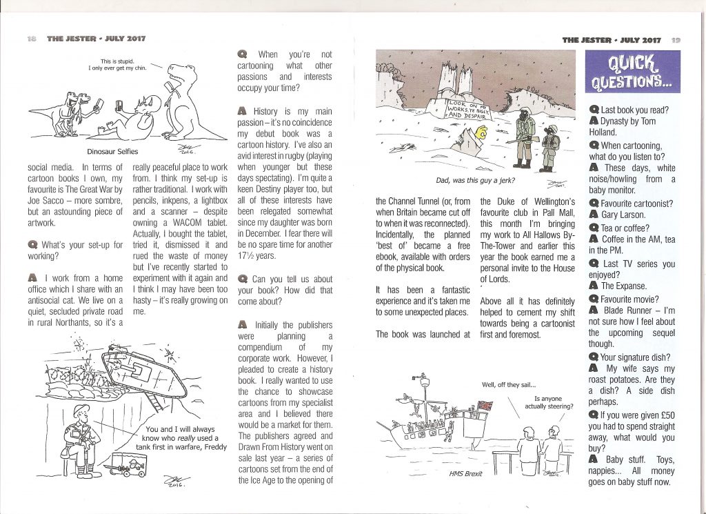 James Mellor Cartoon Interview 3