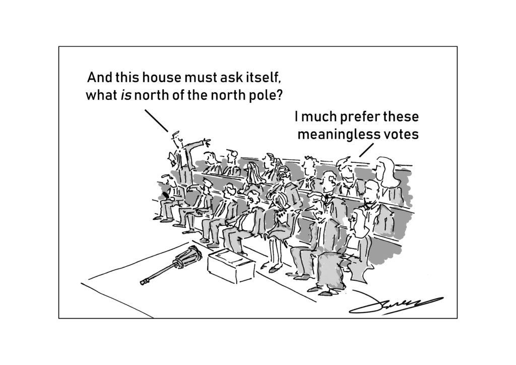 meaningless votes James Mellor