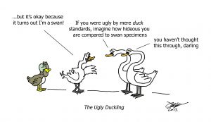 swan cartoon