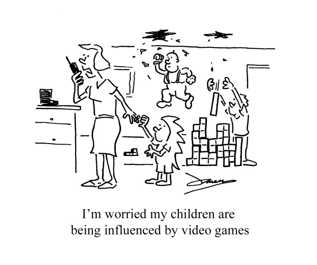 children influenced by video games