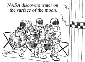 Water discovered on the moon